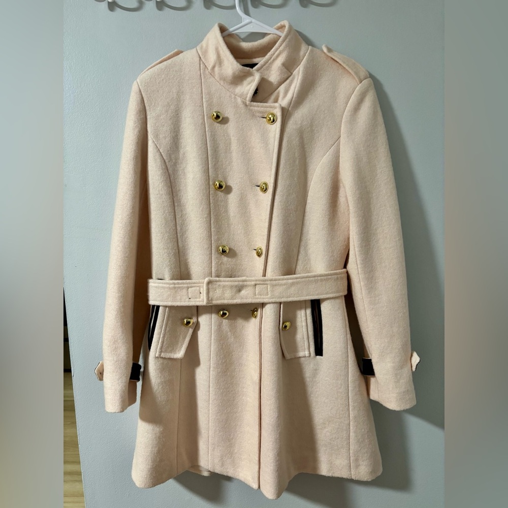 Pink Wool Coat